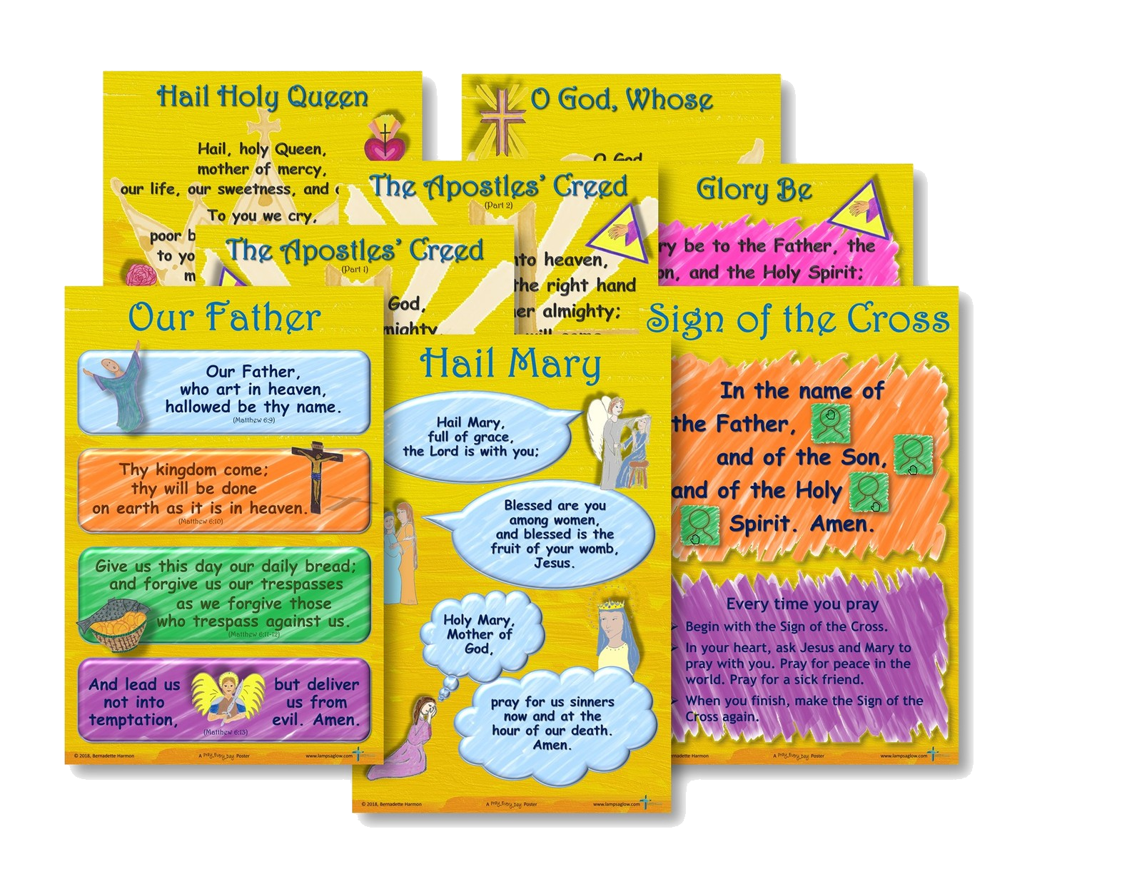 Rosary Prayers Set